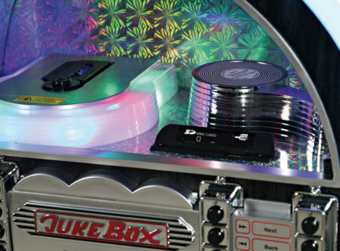 Juke box Retro 1CD, USB, SD, RadioFM, Bluetooth
