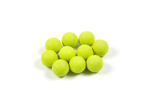 10 Balles de Baby-foot jaune fluo