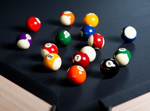 Jeu de billes de billard américain 50.8mm boite