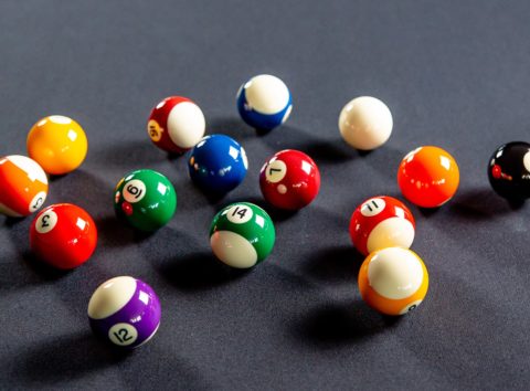 Jeu de billes de billard américain 50.8mm boite