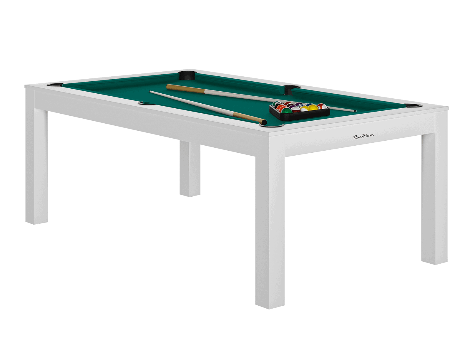 Table de Billard Eddie convertible noire tapis vert