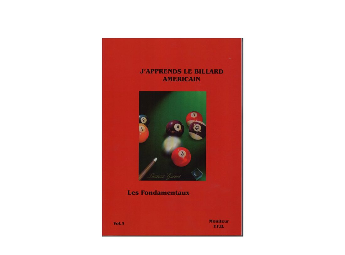 Livre Guenet, J’apprends le billard américain