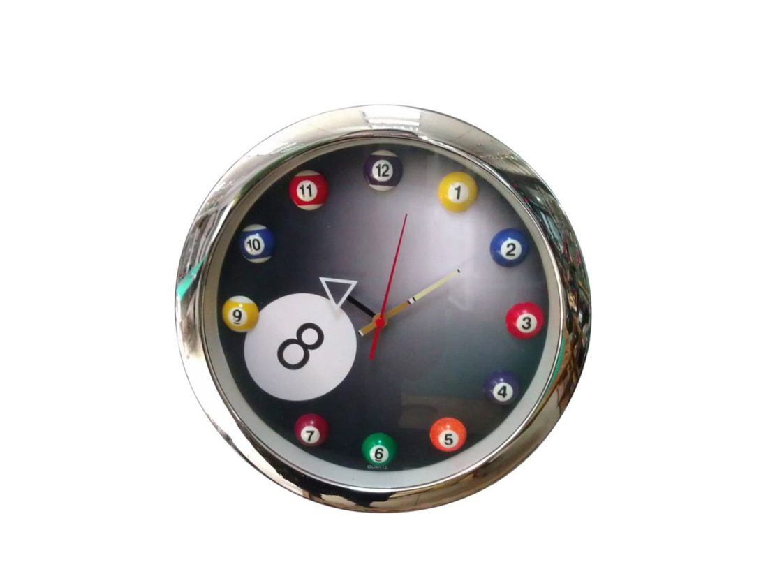 Horloge billard