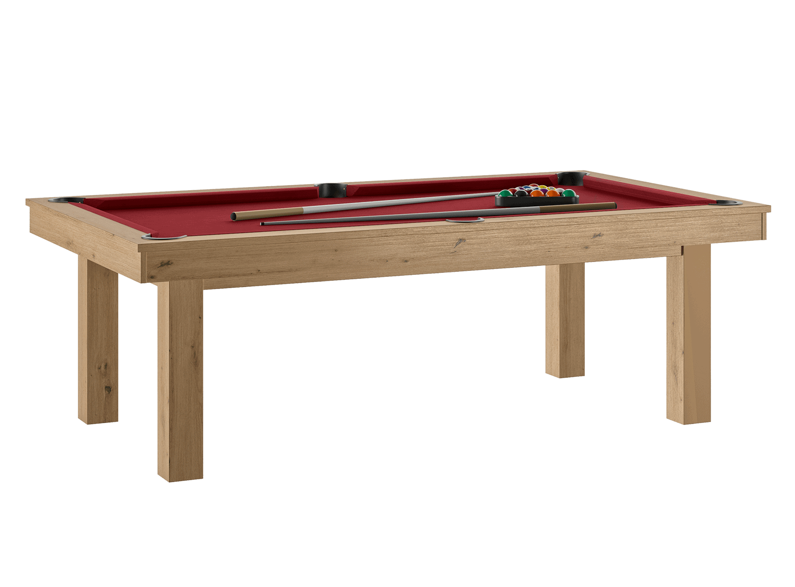 Billard, tennis de table bois, 3 en 1, avec plateau table.