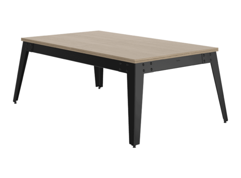 STEEL Oslo pieds gris plateau table