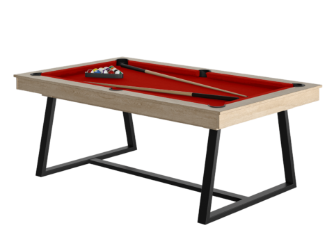 Billard Brio Oslo drap rouge