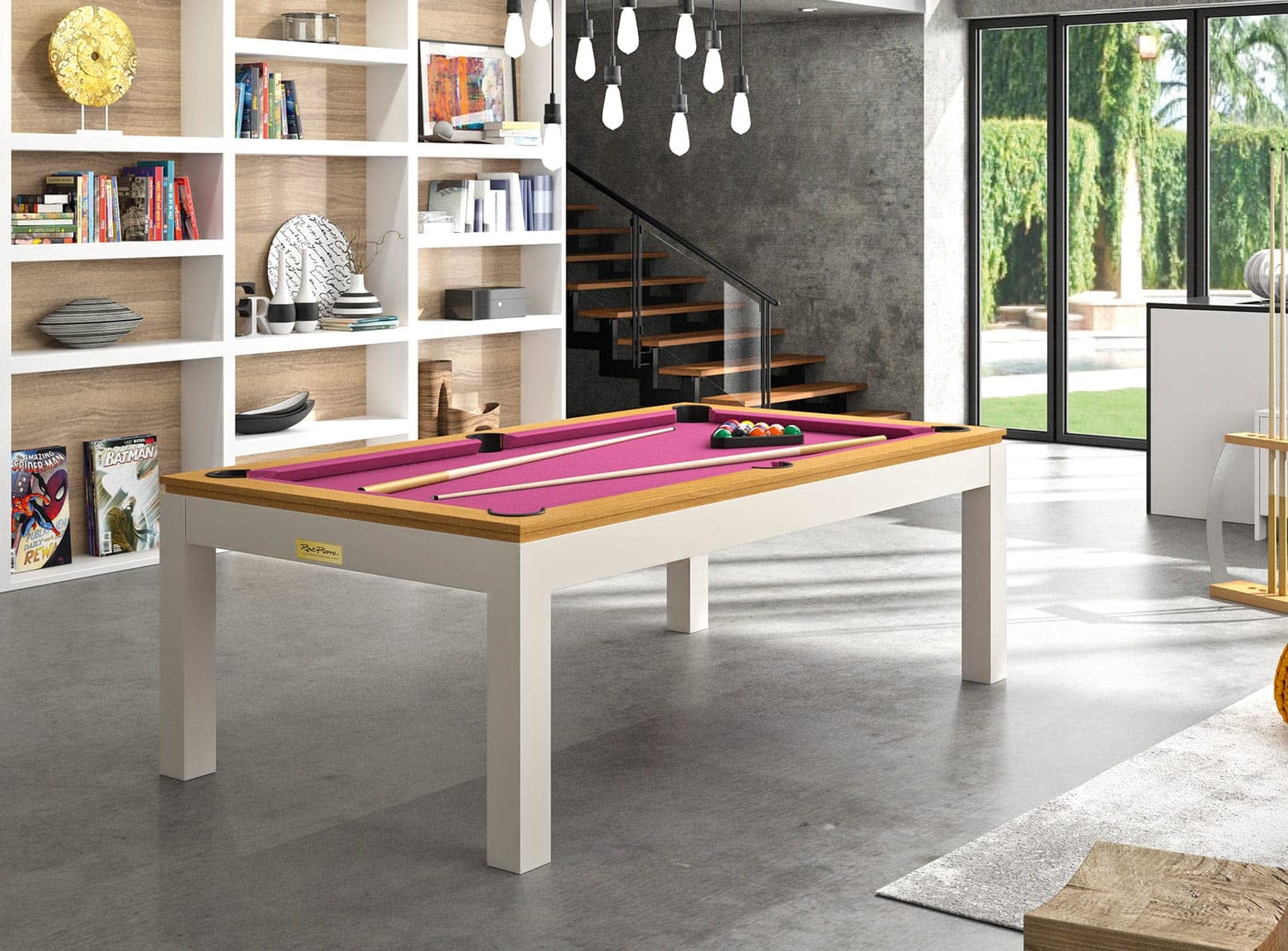 Billard français en bois + accessoires – 118 x 213 x 78 cm - Devessport