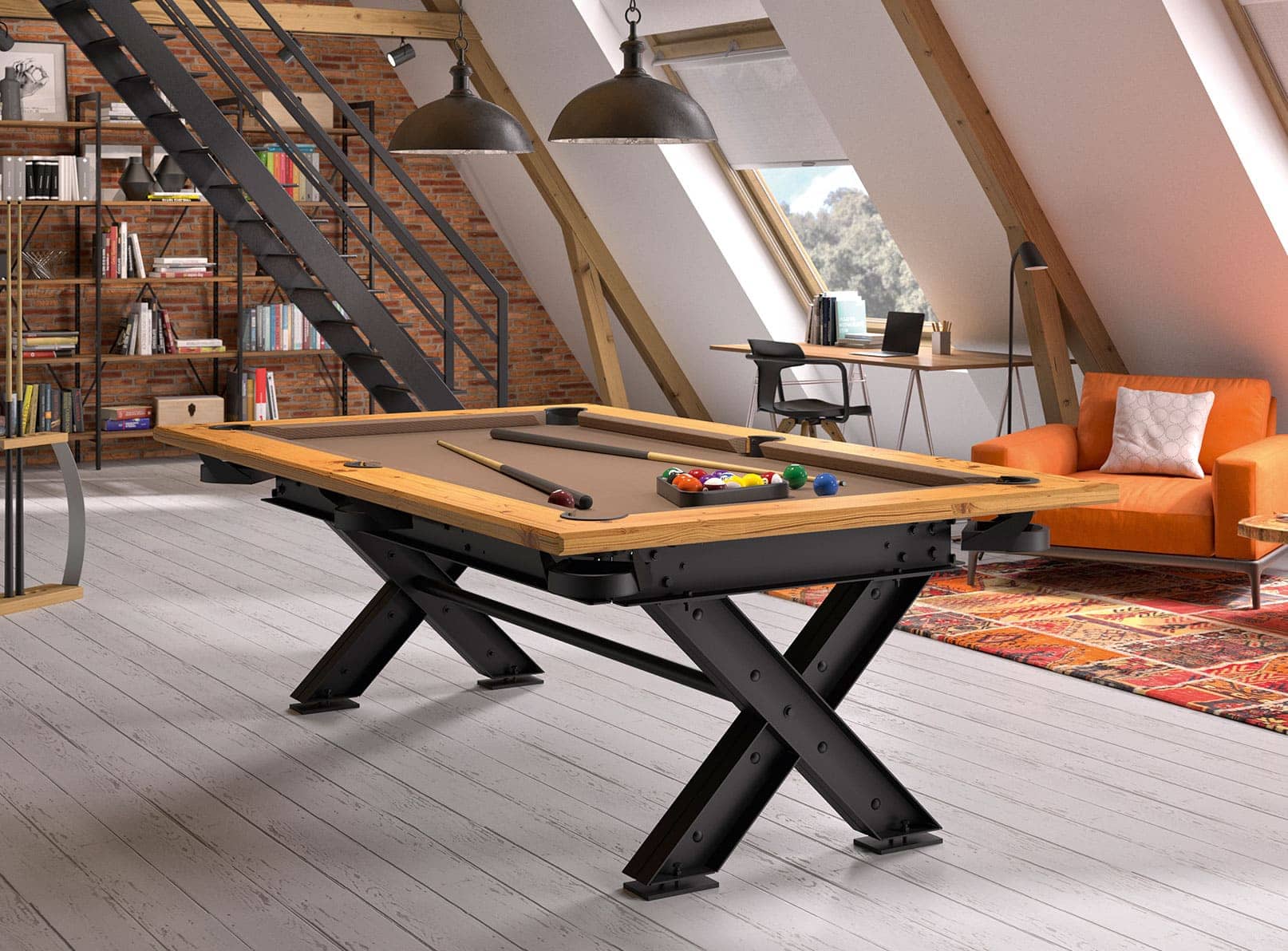 Billard Pro Design René Pierre - Luxe, Haut de gamme - Transformable