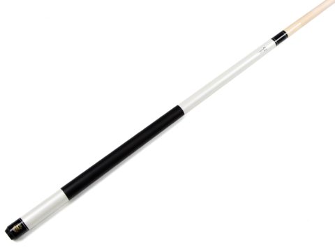 Queue de billard blanc nacré