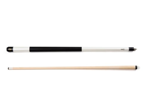 Queue de billard blanc nacré en 2 parties
