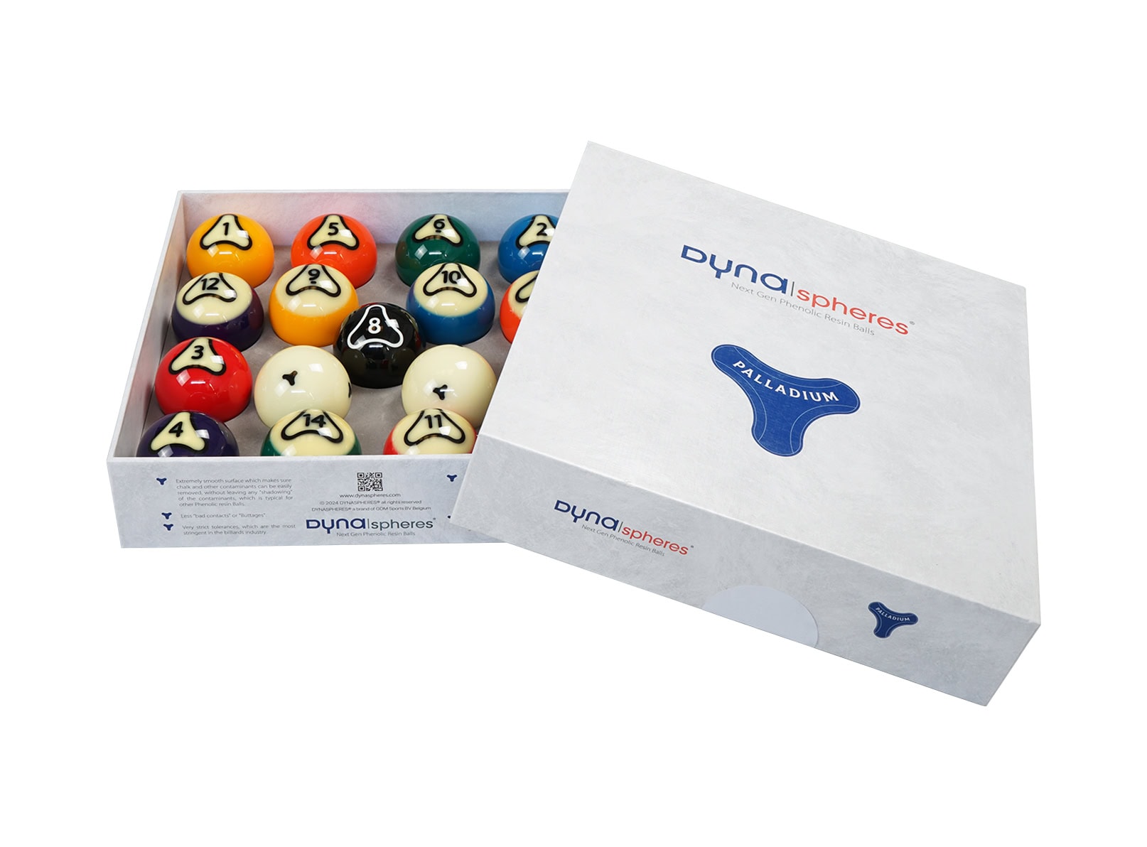 Jeu de billes Dynaspheres Palladium 57mm